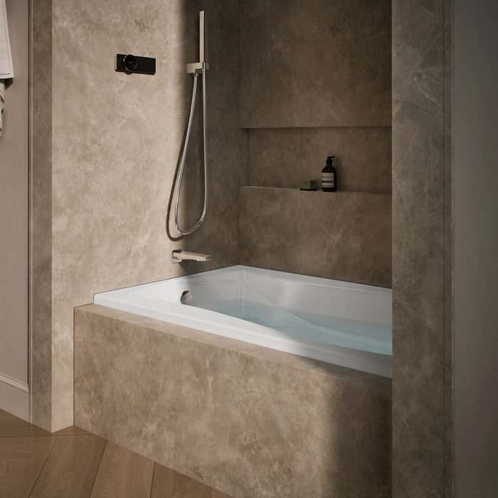 KOHLER K-1239-L Mariposa 60" x 36" alcove whirlpool, left drain