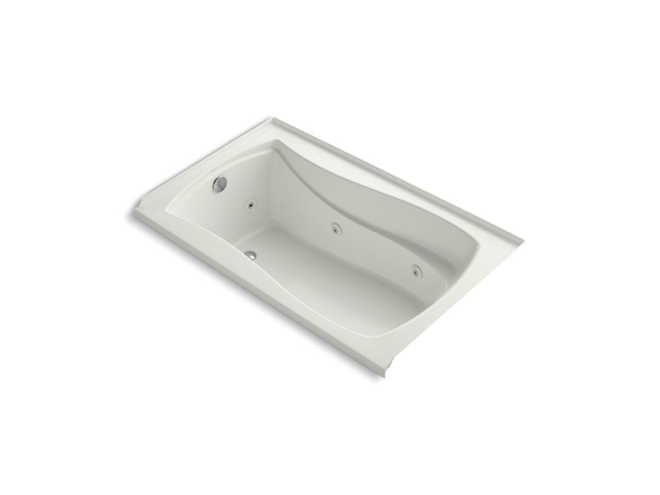KOHLER K-1239-LW Mariposa 60" x 36" alcove whirlpool bath with Bask heated surface, left drain