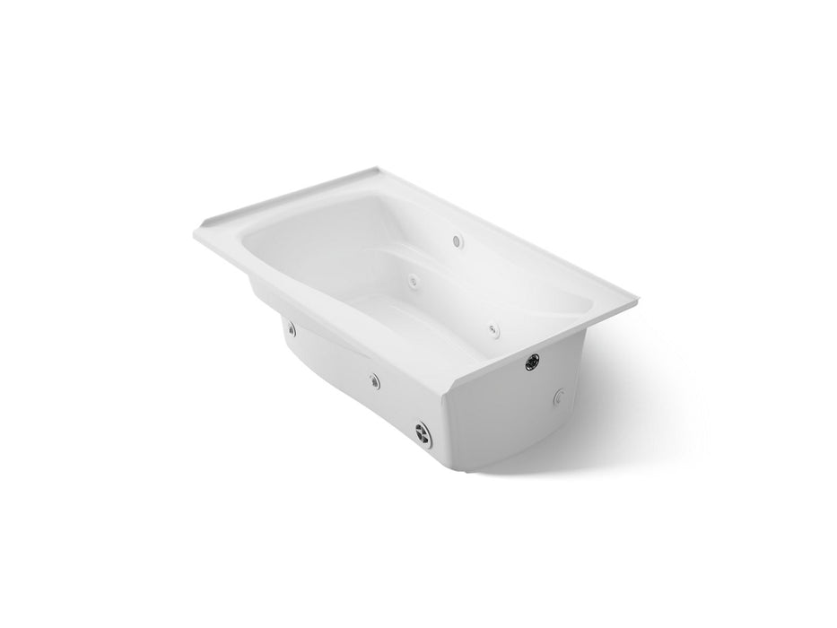 KOHLER K-1239-R Mariposa 60" x 36" alcove whirlpool, right drain