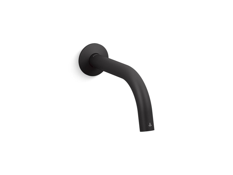 KOHLER K-123MT36-SANA Components Touchless wall-mount lavatory faucet with Kinesis sensor technology, Tube design, AC-powered, 0.5 gpm