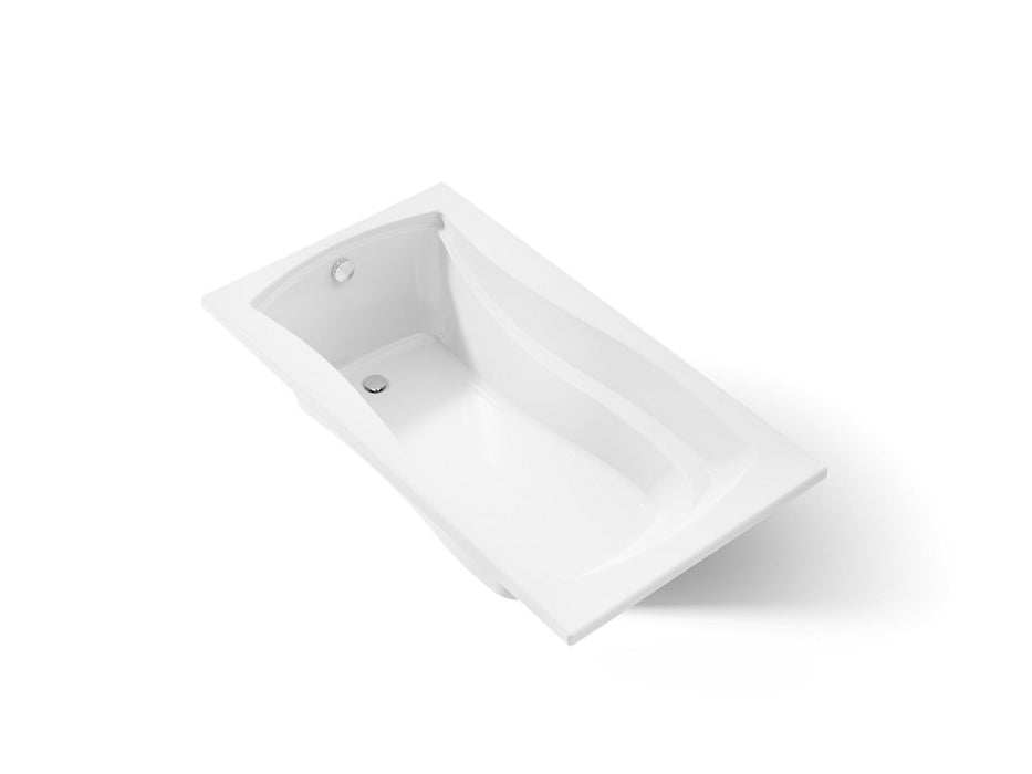 KOHLER K-1242 Mariposa 60" x 36" drop-in bath with, white