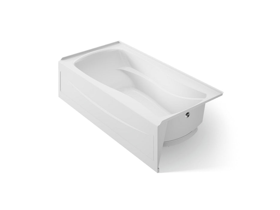 KOHLER K-1257-GHRA Mariposa 72" x 36" alcove Heated BubbleMassage air bath, right drain