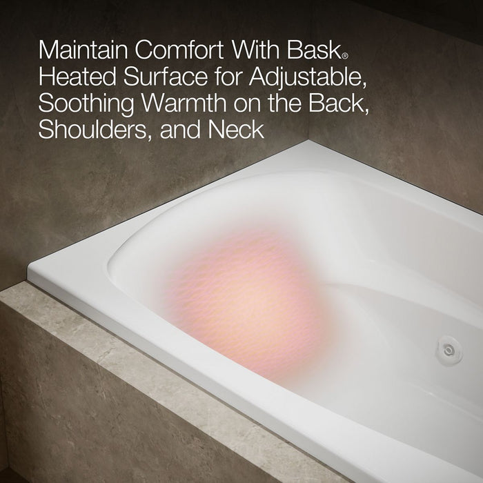 KOHLER K-1257-R Mariposa 72" x 36" alcove whirlpool bath, right drain