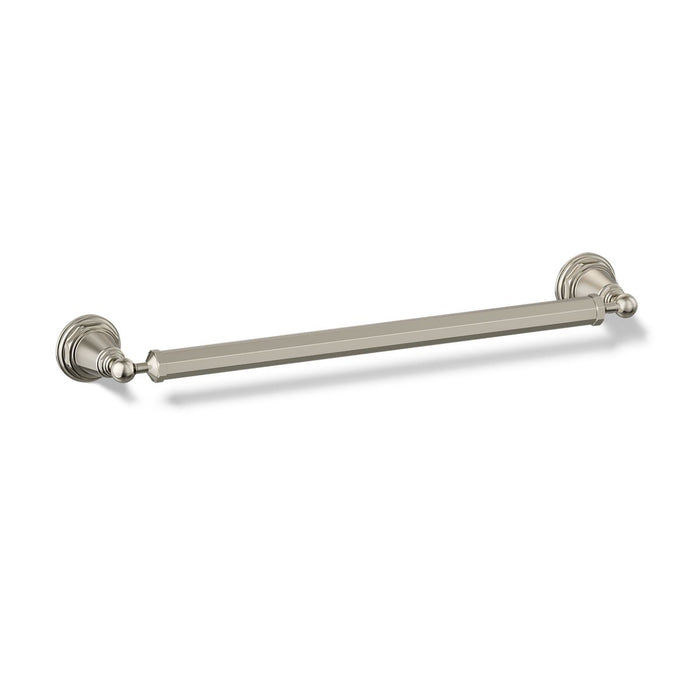 KOHLER K-13108 Pinstripe 18" towel bar, vibrant polished nickel - view 2