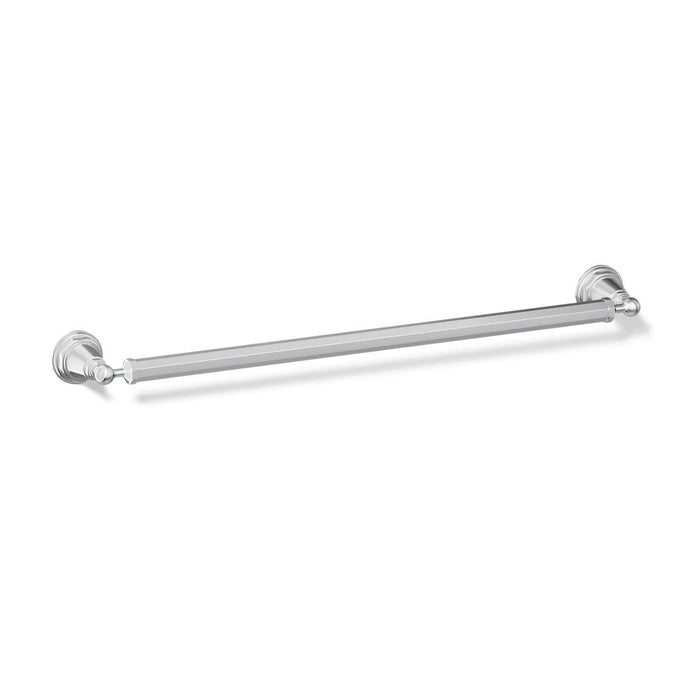 KOHLER K-13109 Pinstripe 24" towel bar, polished chrome - view 3