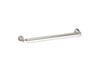 KOHLER K-13109 Pinstripe 24" towel bar, vibrant brushed nickel