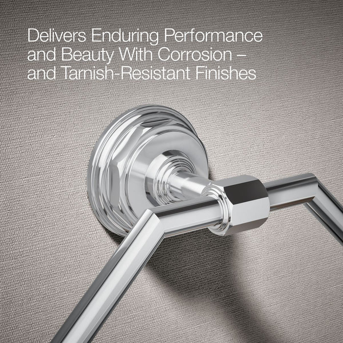 KOHLER K-13112 Pinstripe Towel ring