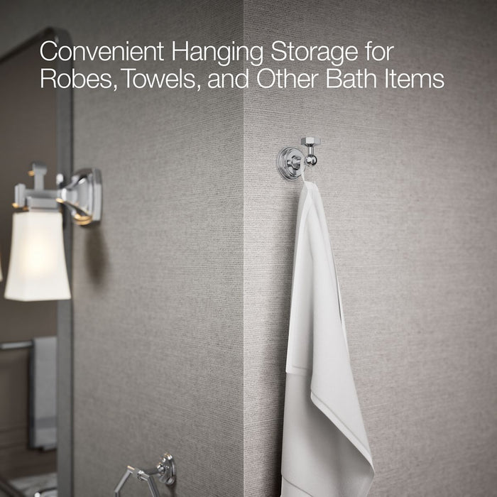 KOHLER K-13113 Pinstripe Robe hook