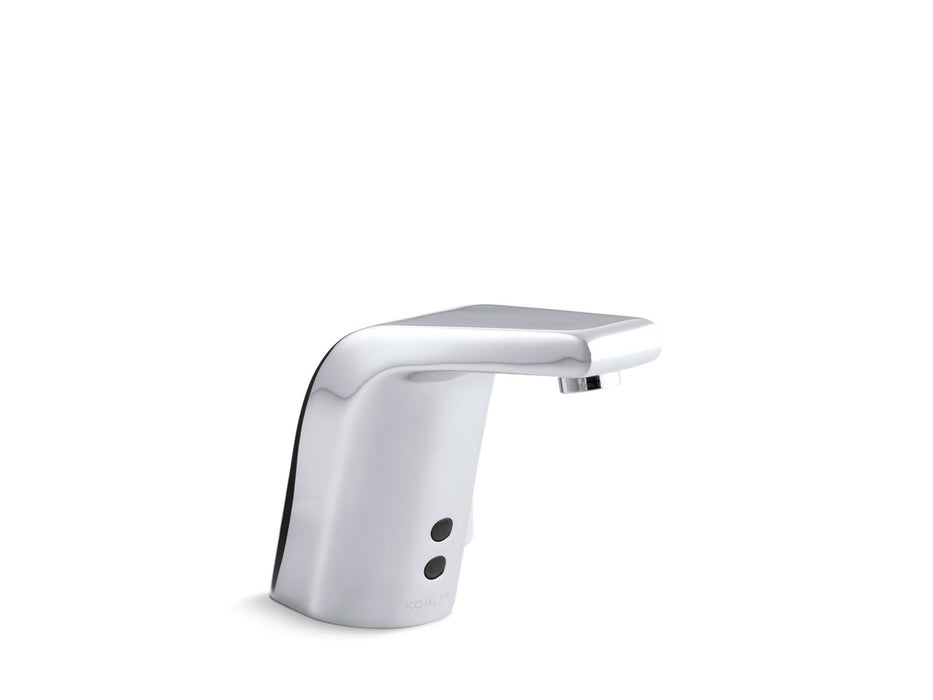 KOHLER K-13462 Sculpted Touchless single-hole lavatory faucet with Insight sensor technology and temperature mixer, AC-powered, 0.5 gpm