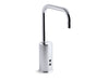 KOHLER K-13475 Gooseneck Touchless faucet with Insight technology, AC-powered, polished chrome