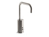 KOHLER K-13475 Gooseneck Touchless faucet with Insight technology, AC-powered, vibrant stainless