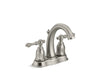 KOHLER K-13490-4 Kelston Centerset bathroom sink faucet, vibrant brushed nickel