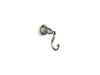 KOHLER K-13505 Kelston Robe hook, vibrant brushed nickel