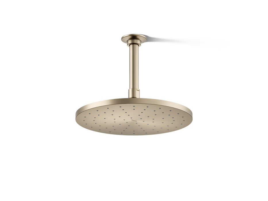 KOHLER K-13689 Contemporary Round 10" single-function rainhead, 2.5 gpm