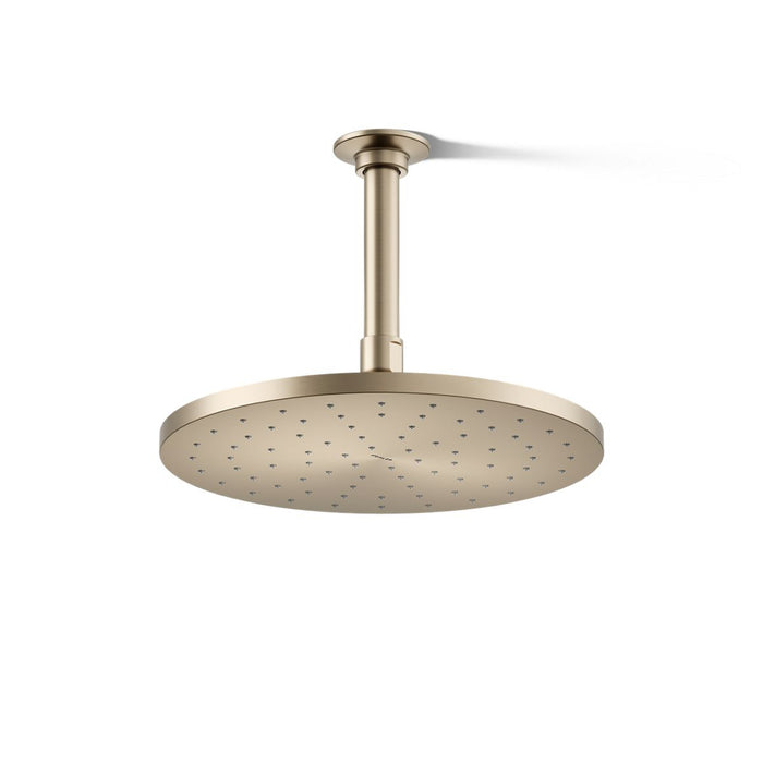 KOHLER K-13689 Contemporary Round 10" single-function rainhead, 2.5 gpm