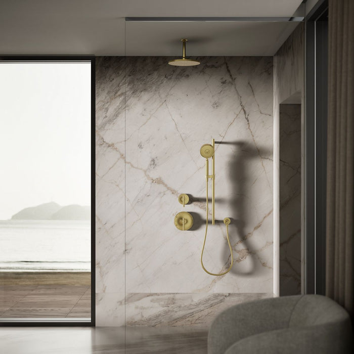 KOHLER K-13689 Contemporary Round 10" single-function rainhead, 2.5 gpm