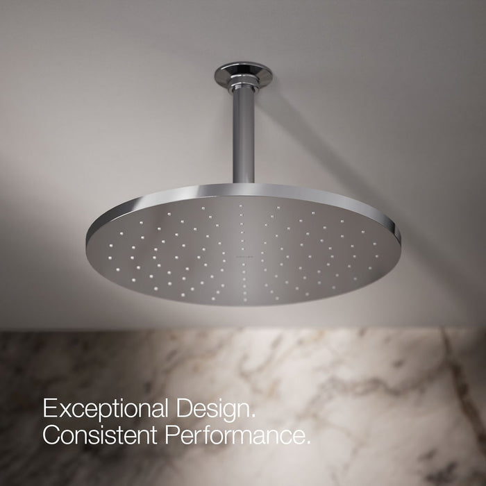 KOHLER K-13690 Contemporary Round 12" single-function rainhead, 2.5 gpm