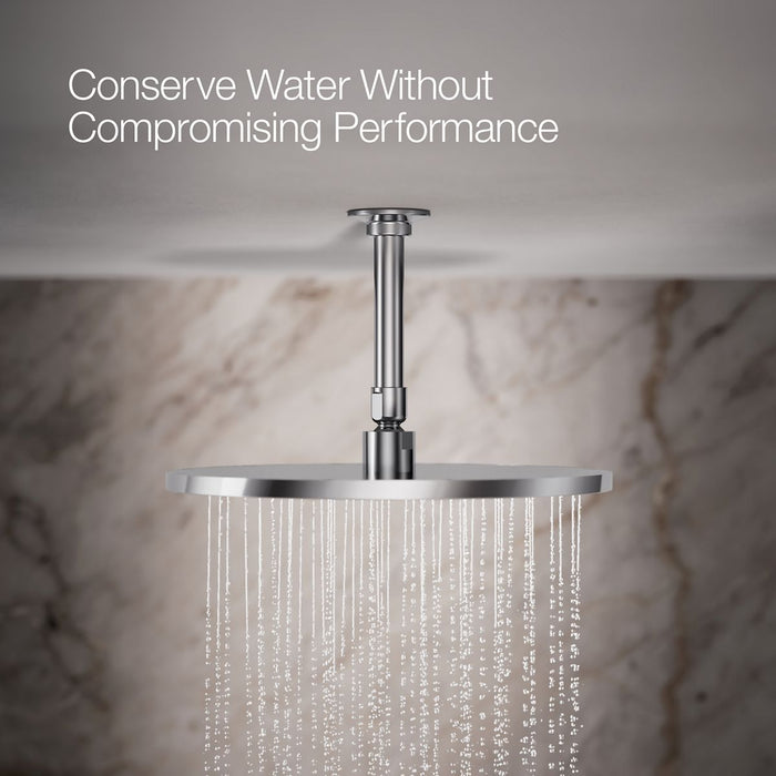KOHLER K-13690 Contemporary Round 12" single-function rainhead, 2.5 gpm