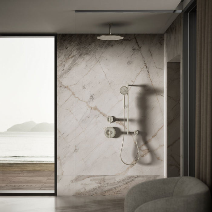 KOHLER K-13691 Contemporary Round 14” single-function rainhead, 2.5 gpm