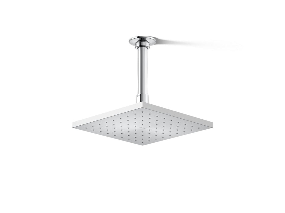 KOHLER K-13695 Contemporary Square 8" single-function rainhead, 2.5 gpm