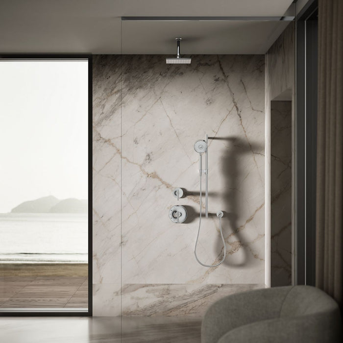 KOHLER K-13695 Contemporary Square 8" single-function rainhead, 2.5 gpm