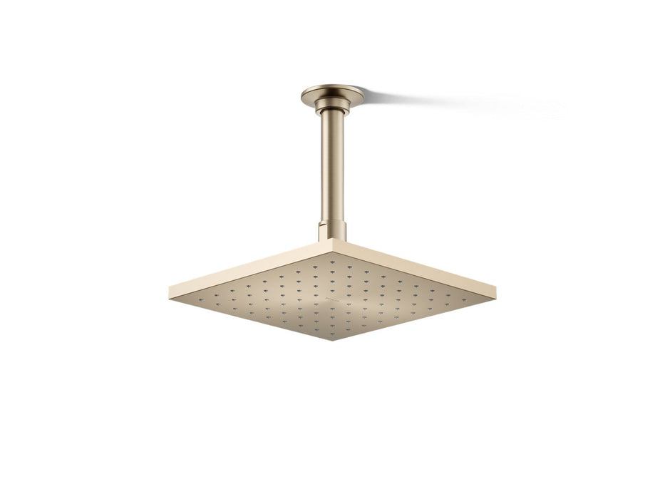 KOHLER K-13695 Contemporary Square 8" single-function rainhead, 2.5 gpm