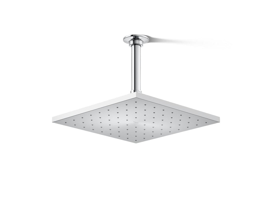 KOHLER K-13696 Contemporary Square 10" single-function rainhead, 2.5 gpm
