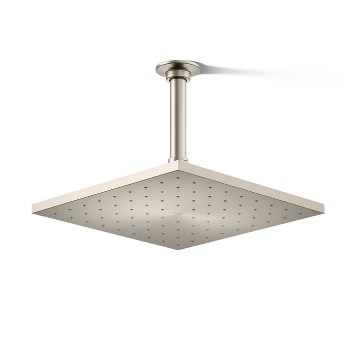 KOHLER K-13696 Contemporary Square 10" single-function rainhead, 2.5 gpm
