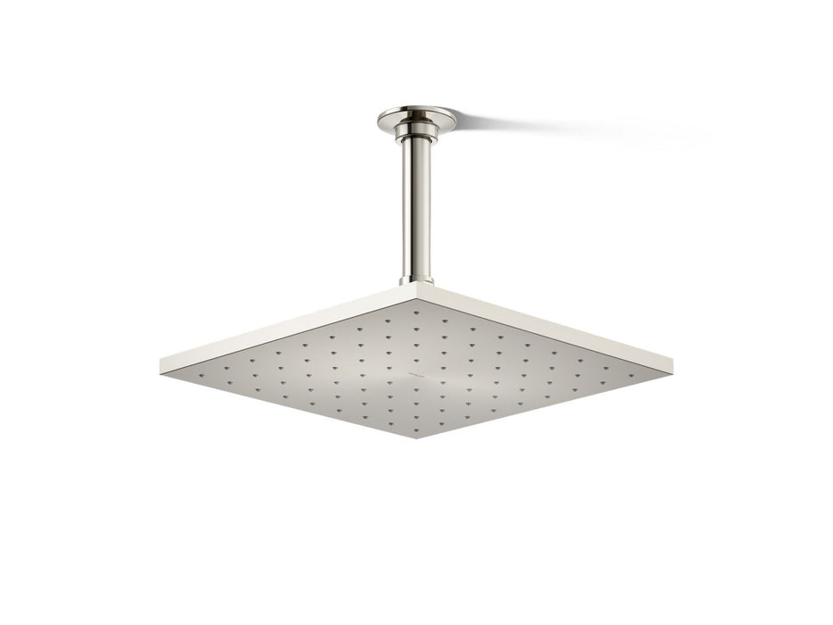 KOHLER K-13696 Contemporary Square 10" single-function rainhead, 2.5 gpm