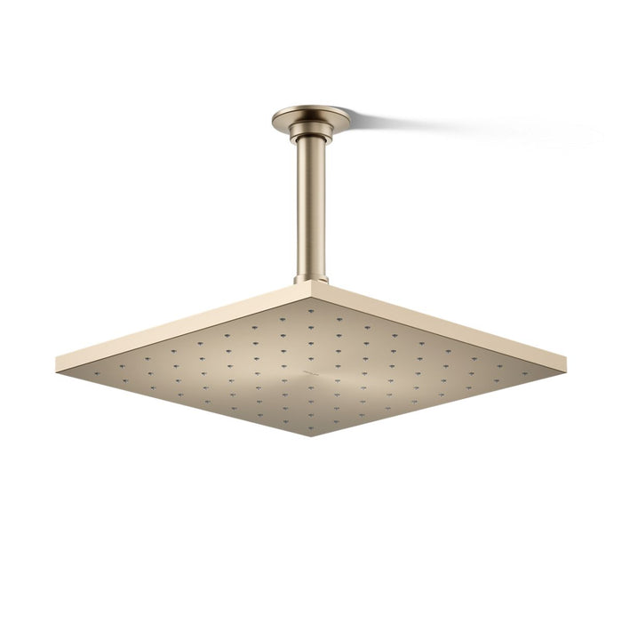 KOHLER K-13696-G Contemporary Square 10" single-function rainhead, 1.75 gpm