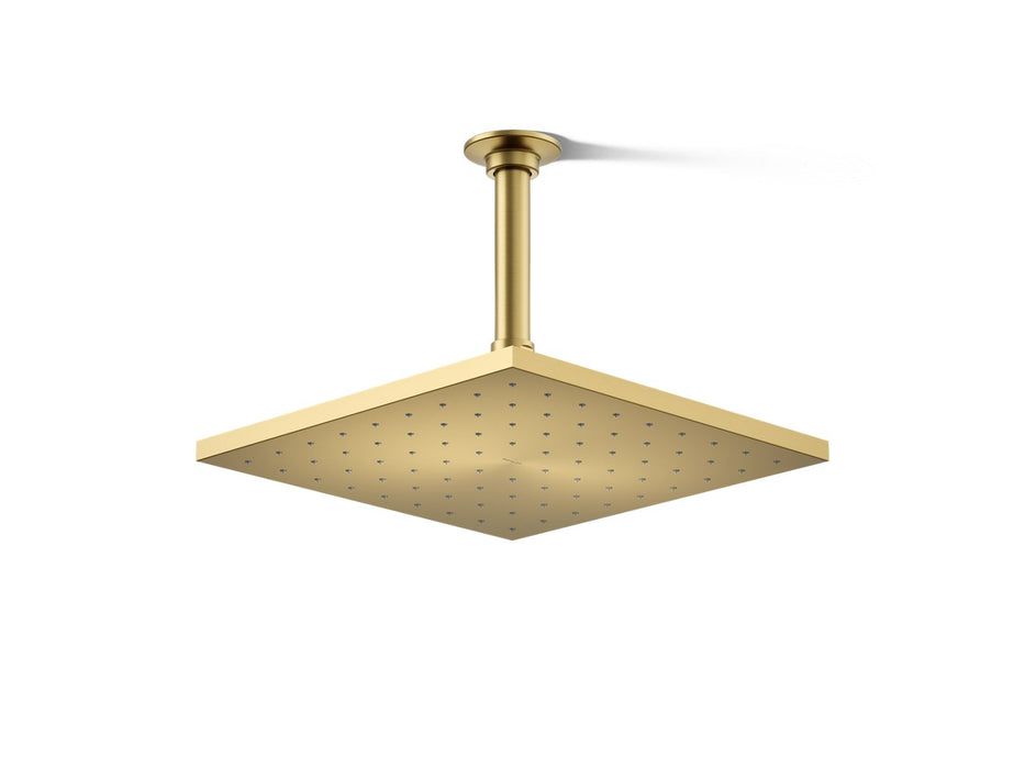 KOHLER K-13696-G Contemporary Square 10" single-function rainhead, 1.75 gpm
