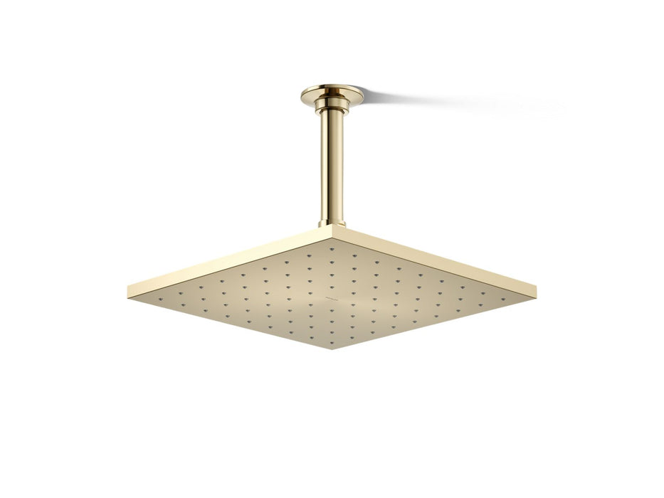 KOHLER K-13696-G Contemporary Square 10" single-function rainhead, 1.75 gpm