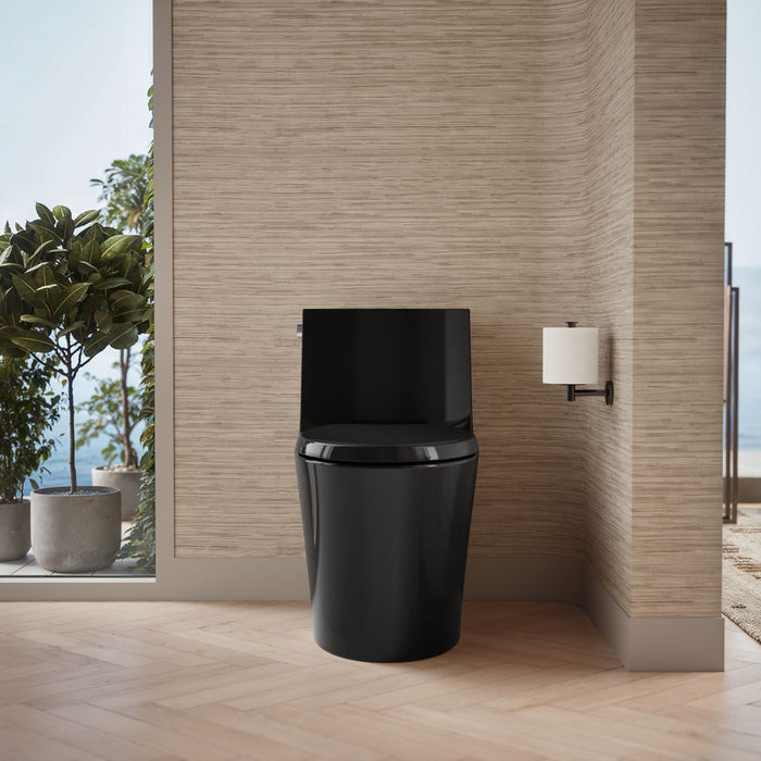 KOHLER K-1381 Veil One-piece elongated toilet with skirted trapway, dual-flush