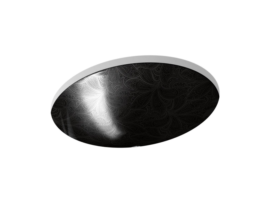 KOHLER K-14218-FP2 Sartorial 19-1/4" oval undermount bathroom sink