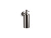 KOHLER K-14380 Purist Wall-mount soap/lotion dispenser, vibrant titanium