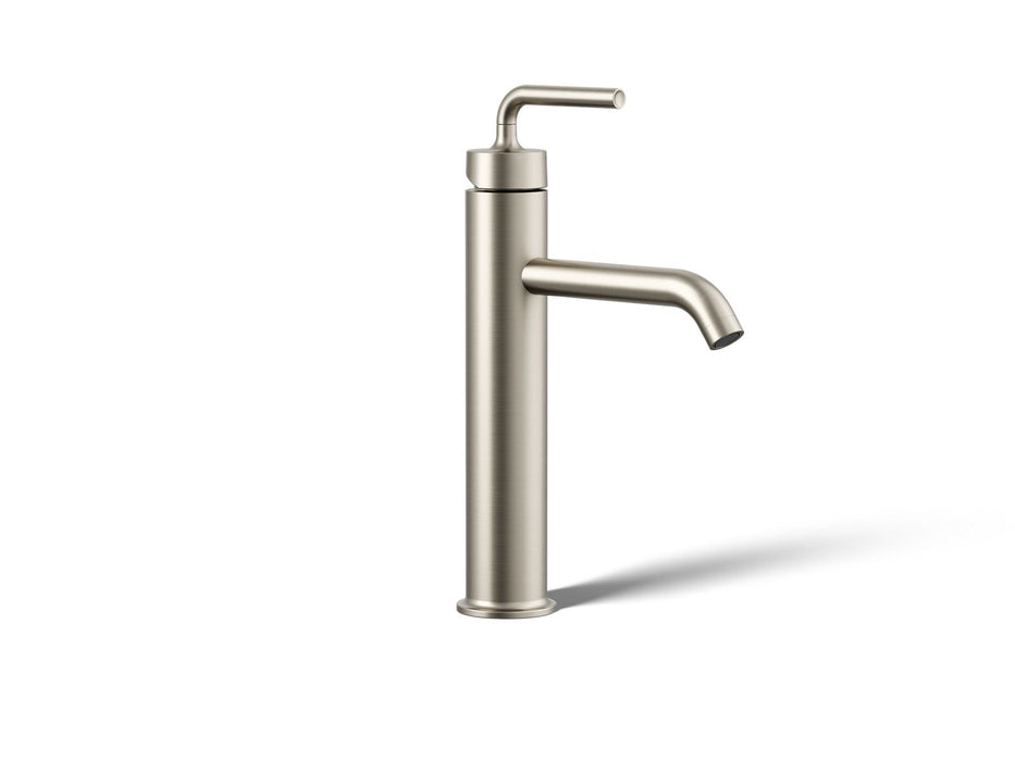 KOHLER K-14404-4A Purist Tall single-handle bathroom sink faucet with Lever handle, 1.2 gpm