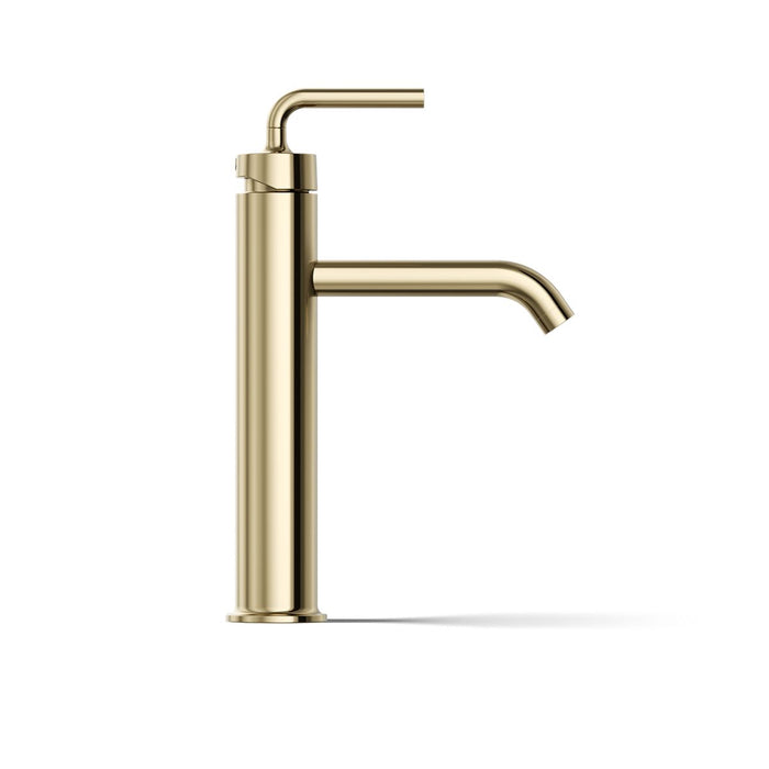 KOHLER K-14404-4A Purist Tall single-handle bathroom sink faucet with Lever handle, 1.2 gpm