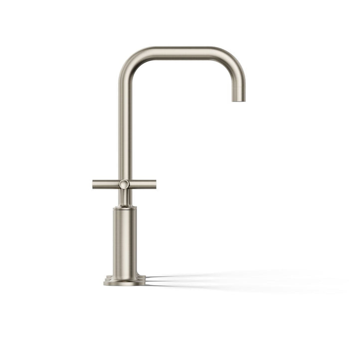 KOHLER K-14408-3 Purist Widespread bathroom sink faucet with Cross handles, 1.2 gpm