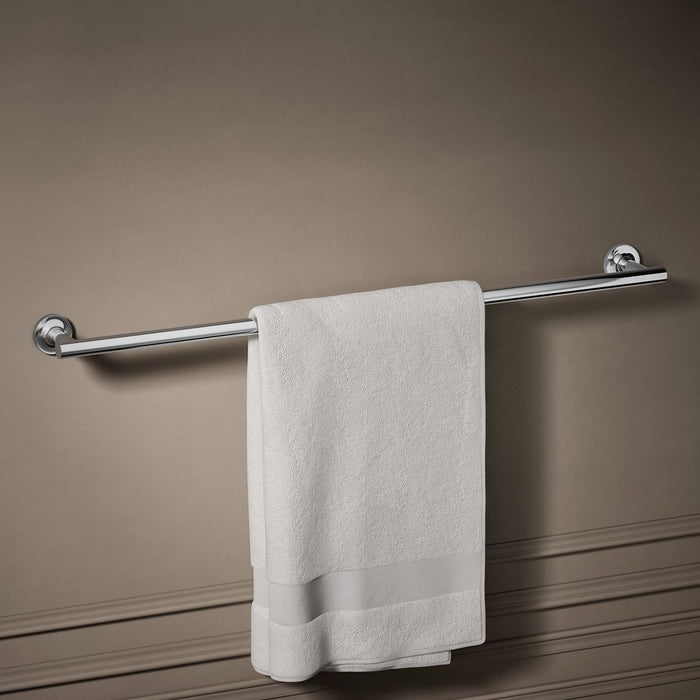 KOHLER K-14437 Purist 30" towel bar, polished chrome - view 5