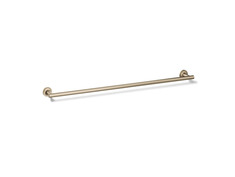 KOHLER K-14437 Purist 30" towel bar, vibrant brushed bronze