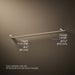 KOHLER K-14437 Purist 30" towel bar, vibrant brushed bronze - view 3