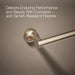 KOHLER K-14437 Purist 30" towel bar, vibrant brushed bronze - view 5
