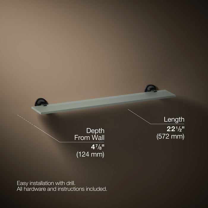 KOHLER K-14440 Purist Glass shelf