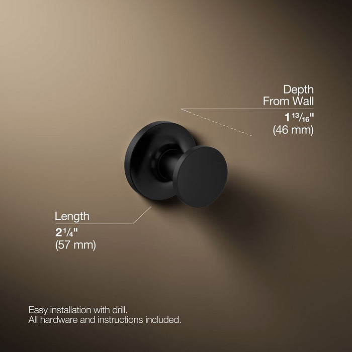 KOHLER K-14443 Purist Robe hook