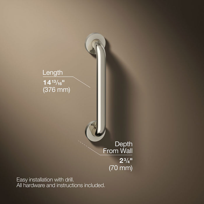 3/4 view of product with dimensions