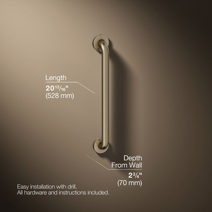 3/4 view of product with dimensions