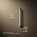3/4 view of product with dimensions
