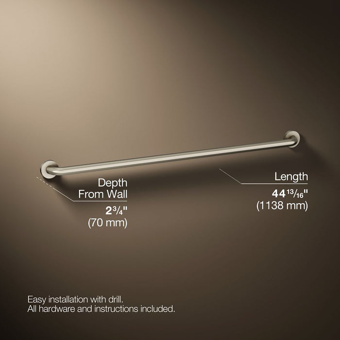 3/4 view of product with dimensions