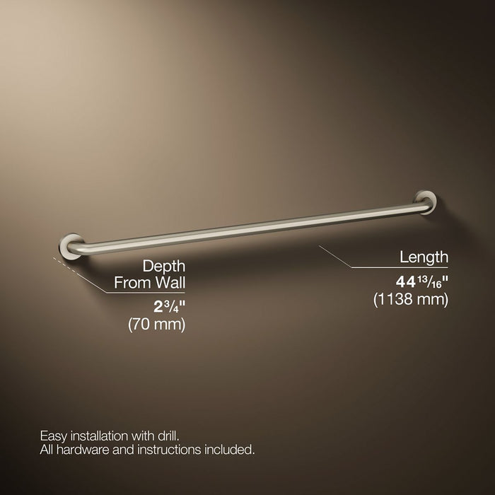 3/4 view of product with dimensions
