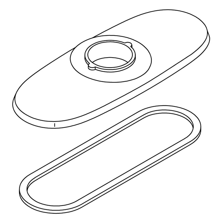 KOHLER K-1479252 Assembly, Escutcheon, vibrant brushed moderne brass